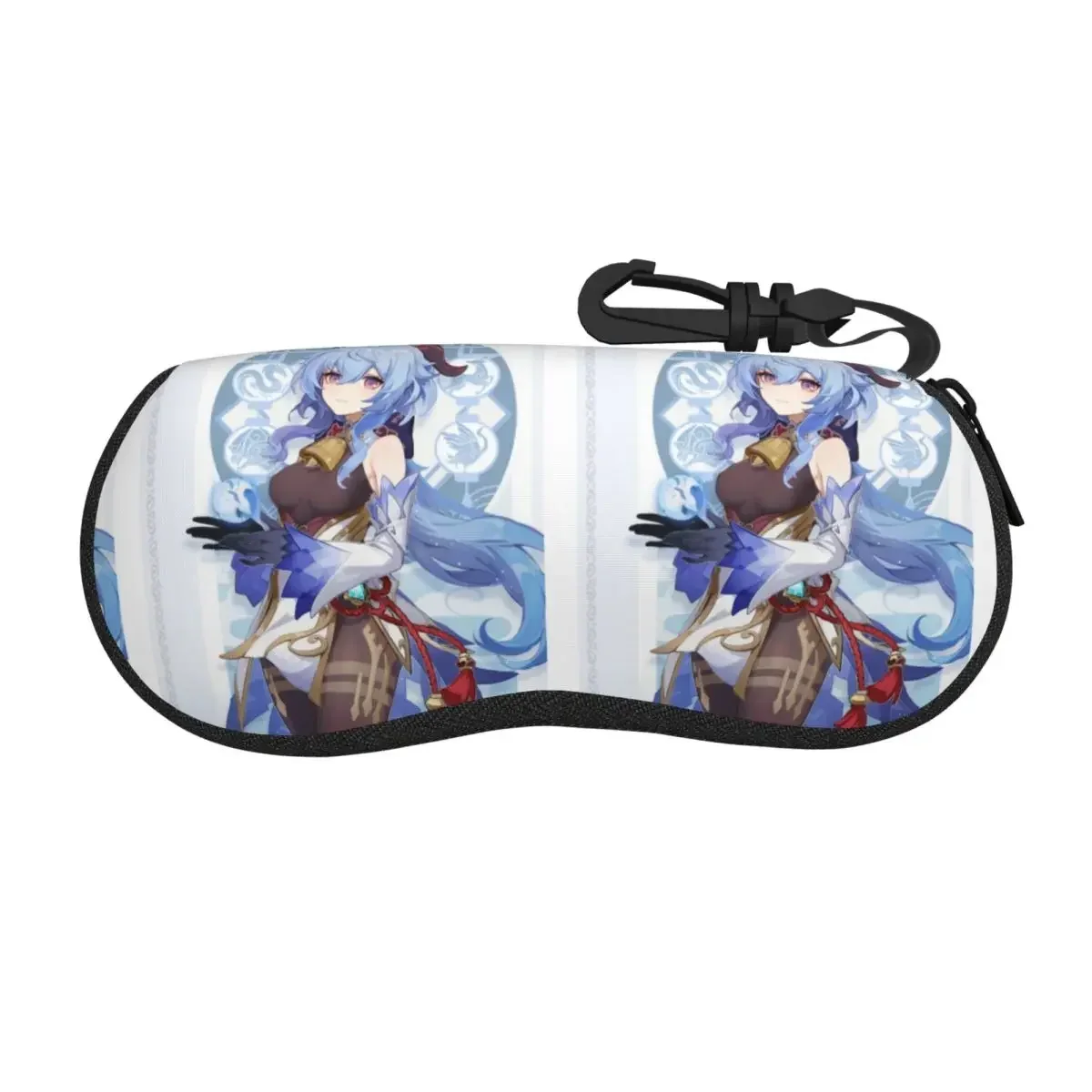 Genshin Impact Ganyu Alt Shell Glasses Case Protective Sunglasses Box Women Men Soft Eyeglass Bag Pouch
