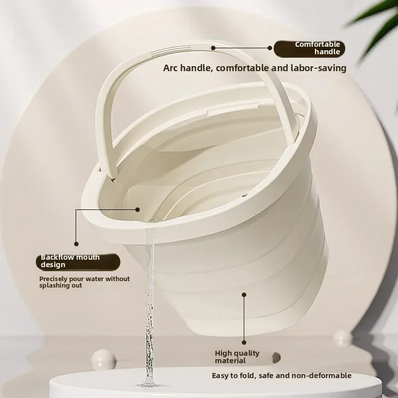 Portable Folding Bucket Space Saving Wash Basin