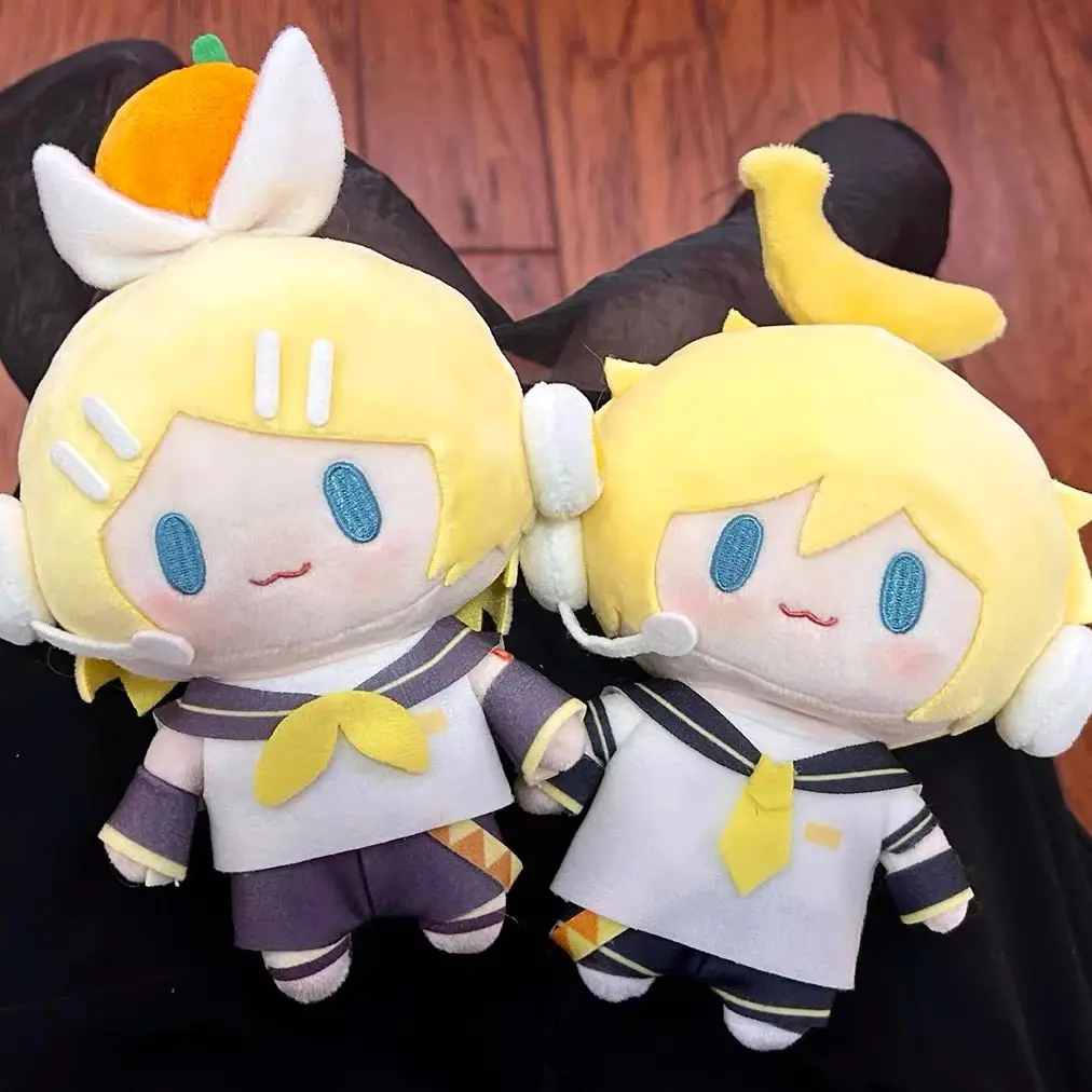 Hatsune Miku and Kagamine Len Rin Plush Doll Keychain - Cute Stuffed Doll Collection and Girls Gift