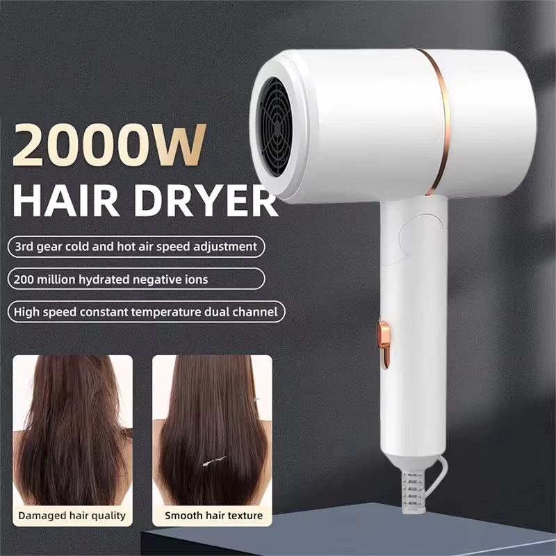 Hair dryer Mini Folding 750W with Carrying Bag Hot Air Anion Hair Care for Home Travel Hair Dryer Dormitory Blow Drier