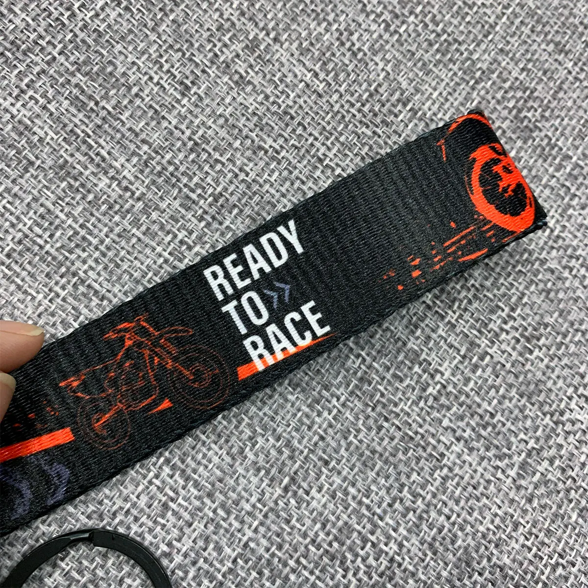 Motorcycle Accessories Embroidery Keychain motorcycle keychain For KTM 390 690 200 Duke 125 RC390 RC200 RC125