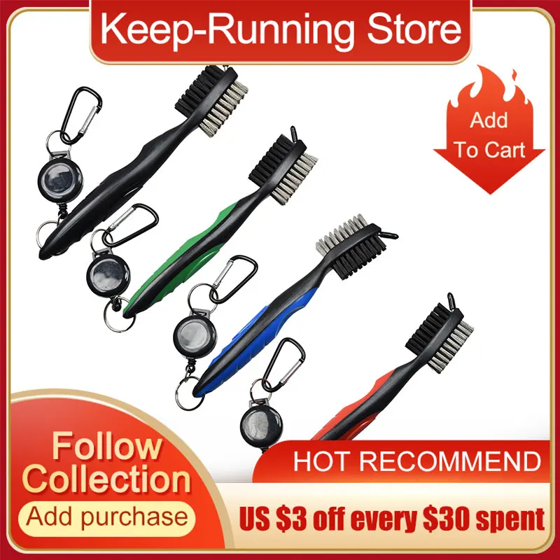 Щетка для клюшек гольфа щетка очистки пазов 2-сторонняя клюшка набор шариков