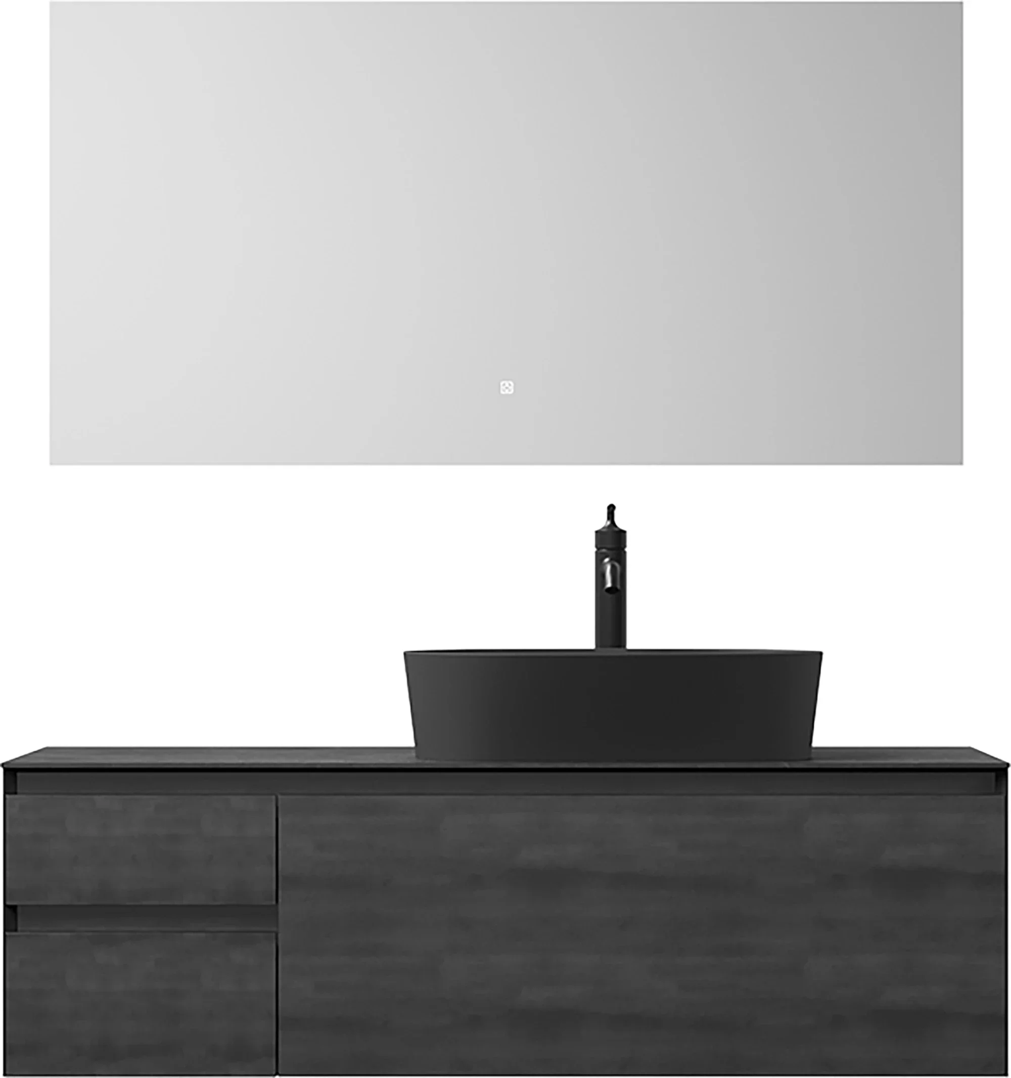 Popular Design Modern Wall Mounted Bathroom Vanity Vanities Bathroom With Marble Vanity Top