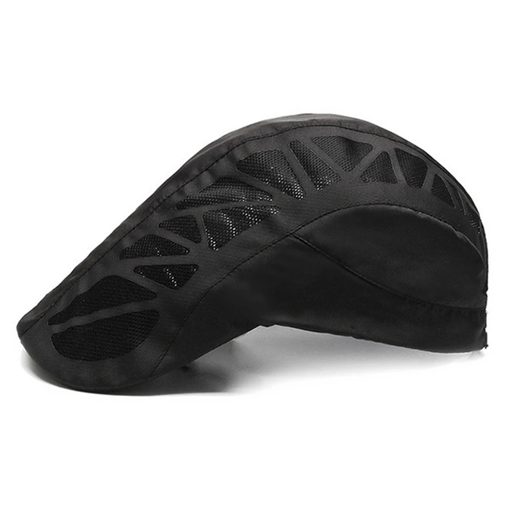 Breathable Mesh Adjustable Cozy Cotton Newsboy Hat Men's Mesh Flat Golf Caps
