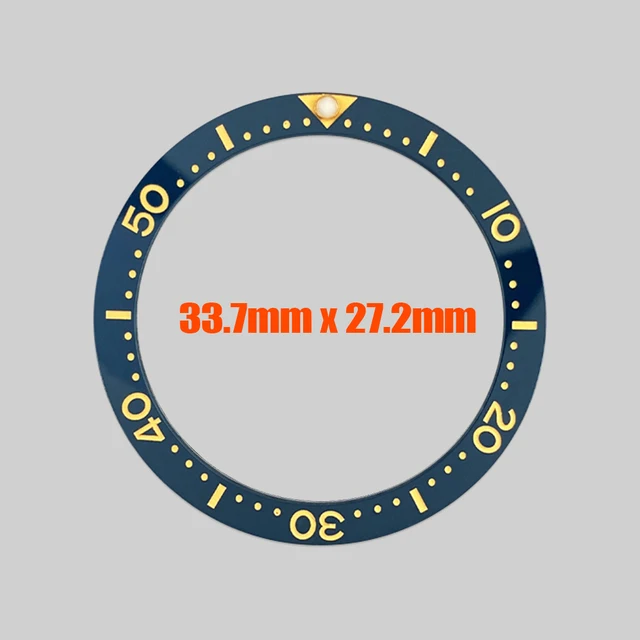Gold Bezel Skx013 Mod Parts Skx013 Bezel Replacement Clearance