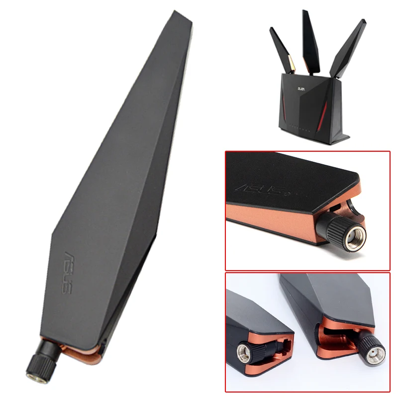 Original ASUS 2.4G 5.8G AC-5300 WiFi Antenna 15dBi Signal Booster For GT-AC5300 AC68U/86U/88U Router Modem