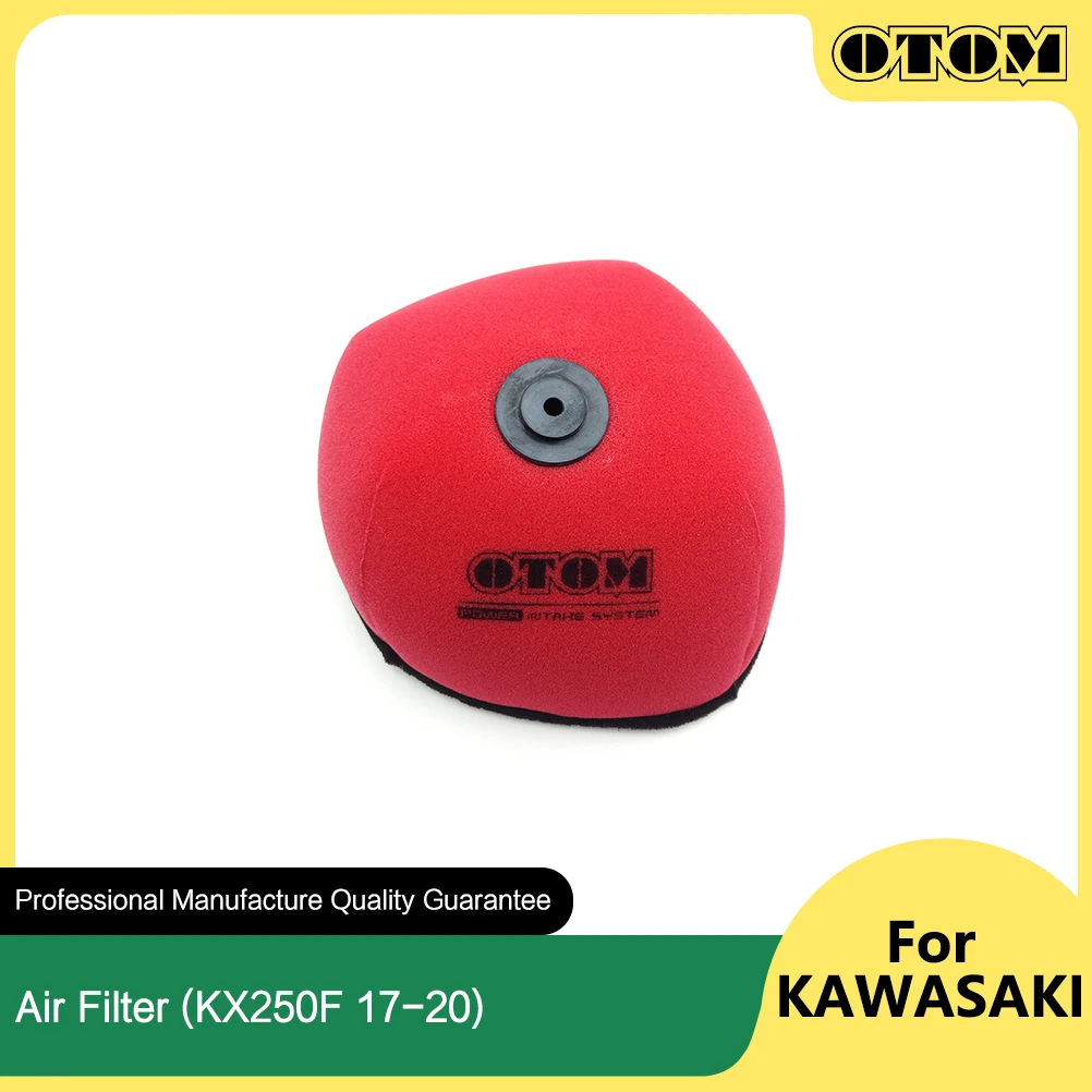 

OTOM 2020 Motorcycle Foam Sponge Air Filter Cleaner 11013-0766 For KAWASAKI KX250F KX450F Off-road Motorbike Accessories Parts