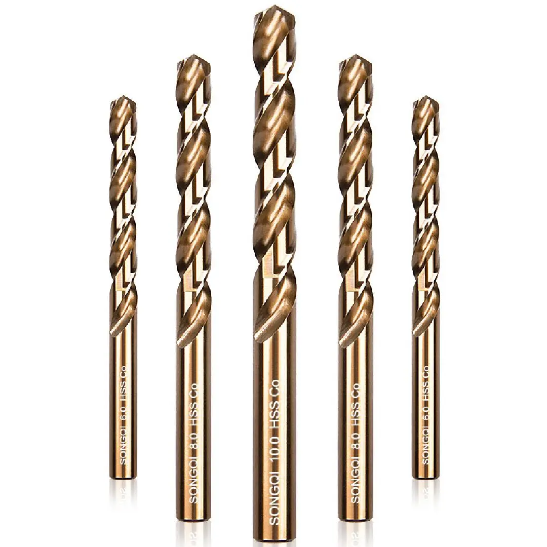 10mm9mmCobaltCoatedTwistDrillBitSetHSSM35GunDrillBitFor