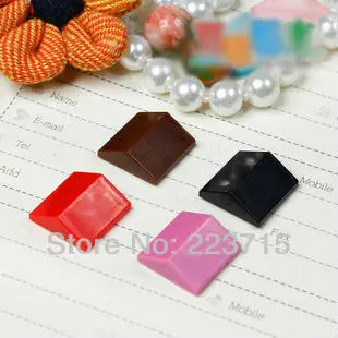 50개*늑골이 있는 타일 2X2/25* DIY 계몽 블록 벽돌, 조립 입자와 호환 가능