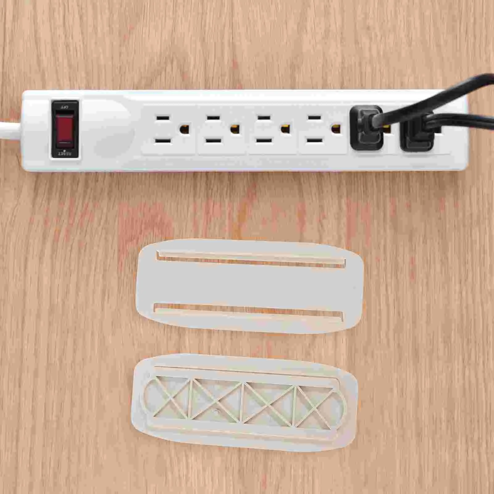 

10 Sets Socket Holder Power Strip Wall Organizer Power Strip Hanging Holder