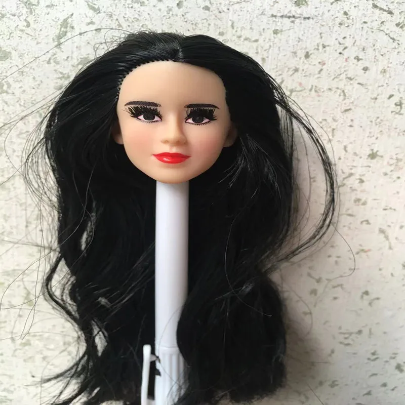 MENGF Neue Puppenköpfe Langes buntes Haar Puppenköpfe Mädchen Weiches Haar Puppendekorationen Gutes Make-up Chinesische klassische Mädchenpuppenfiguren – Detail 16