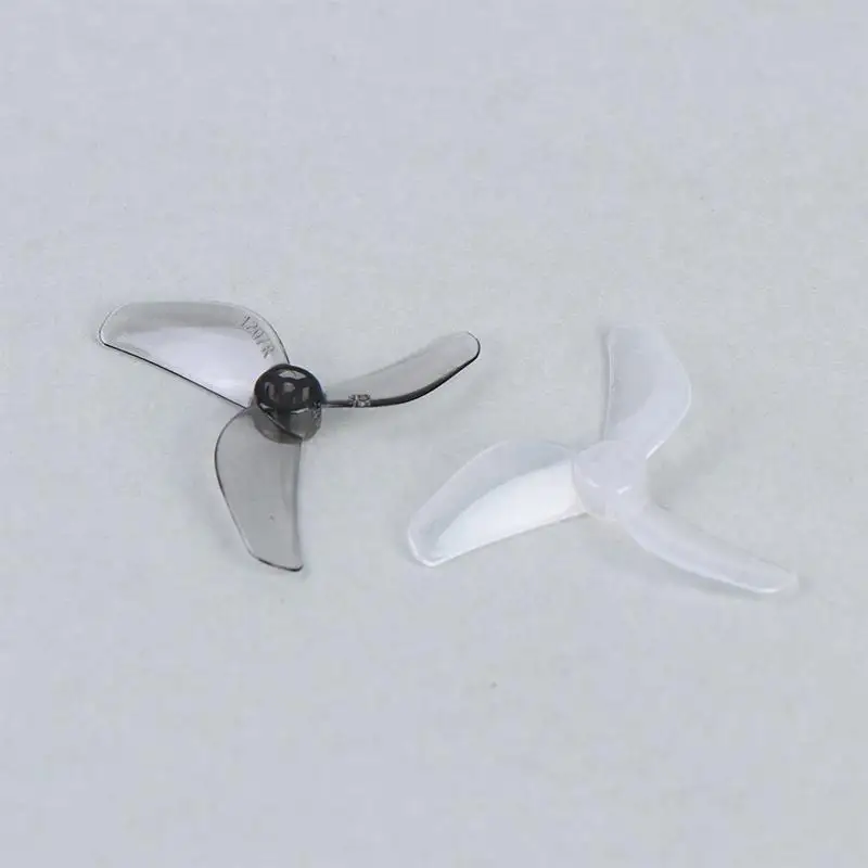 Hélices de Drone FPV Micro 31mm Lot de 4 - Blanc et Jaune