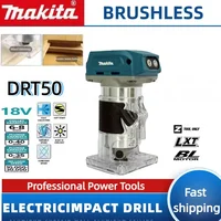Makita DRT50 tondeuse sans fil Machine de découpage Rechargeable outil de rainurage sans brosse fraisage Machine de gravure sur bois 2