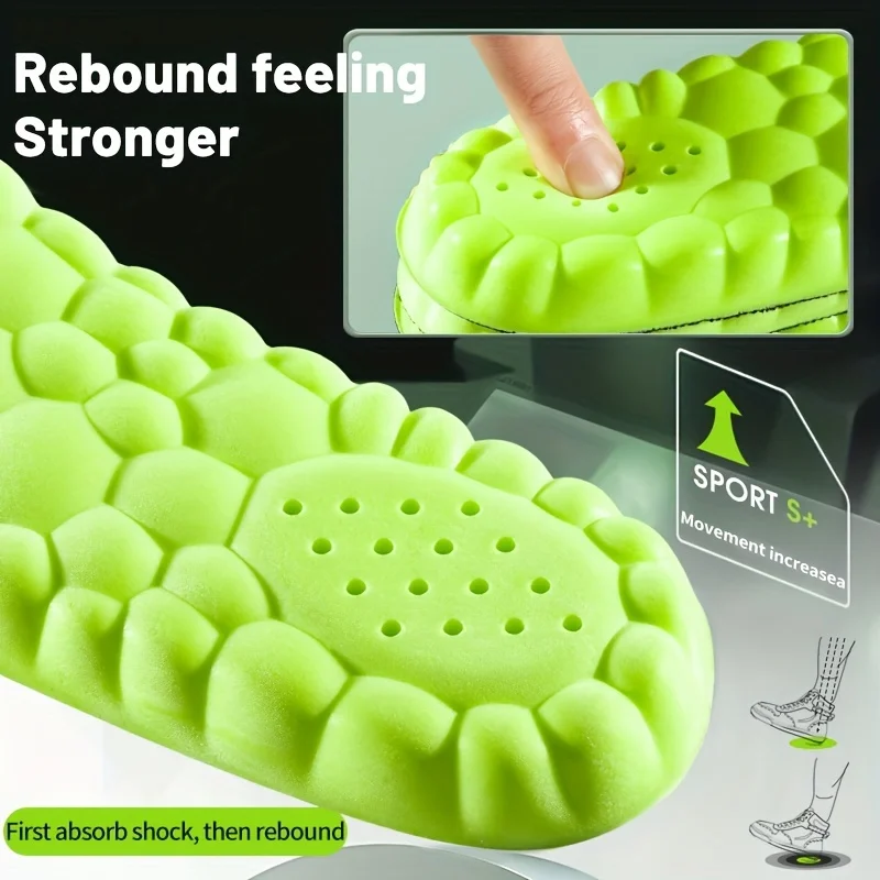 cushioned comfortable breathable wormwood deodorant insole arch support latex soft sweat absorbent running insole 1 Pair
