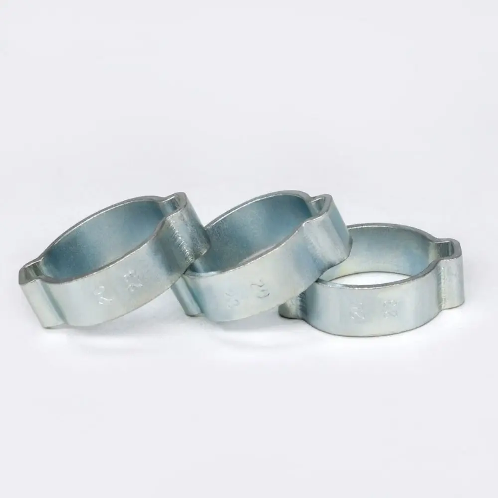 Zinc Plated Hose Clamp Assortment Kit for Fuel Water Pipe