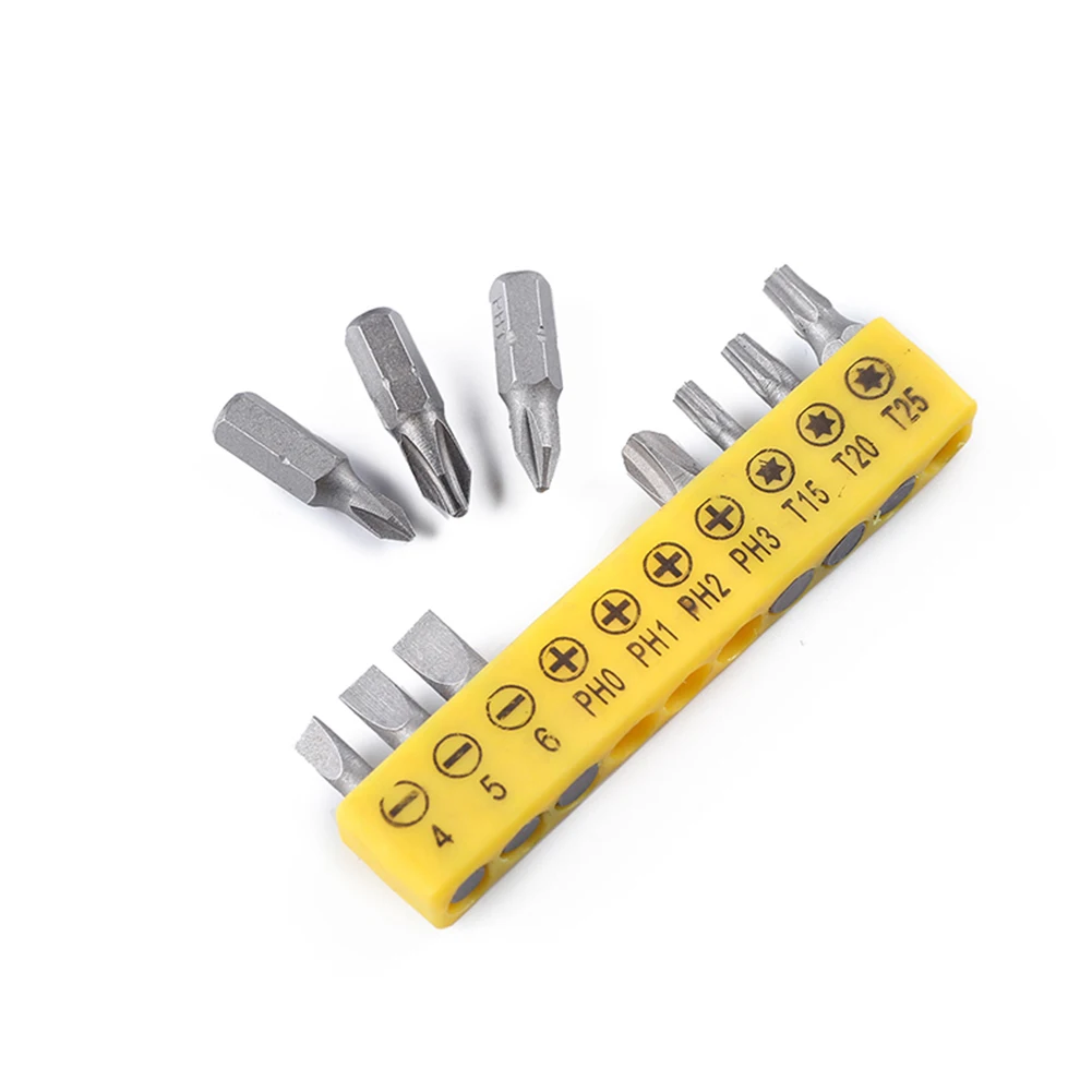 

Ratchet Wrench Screwdriver Bits 6.35mm Hex Adapter Set SL/PH/T Head For Home Improvement Furniture Car Repairing Hand Tools