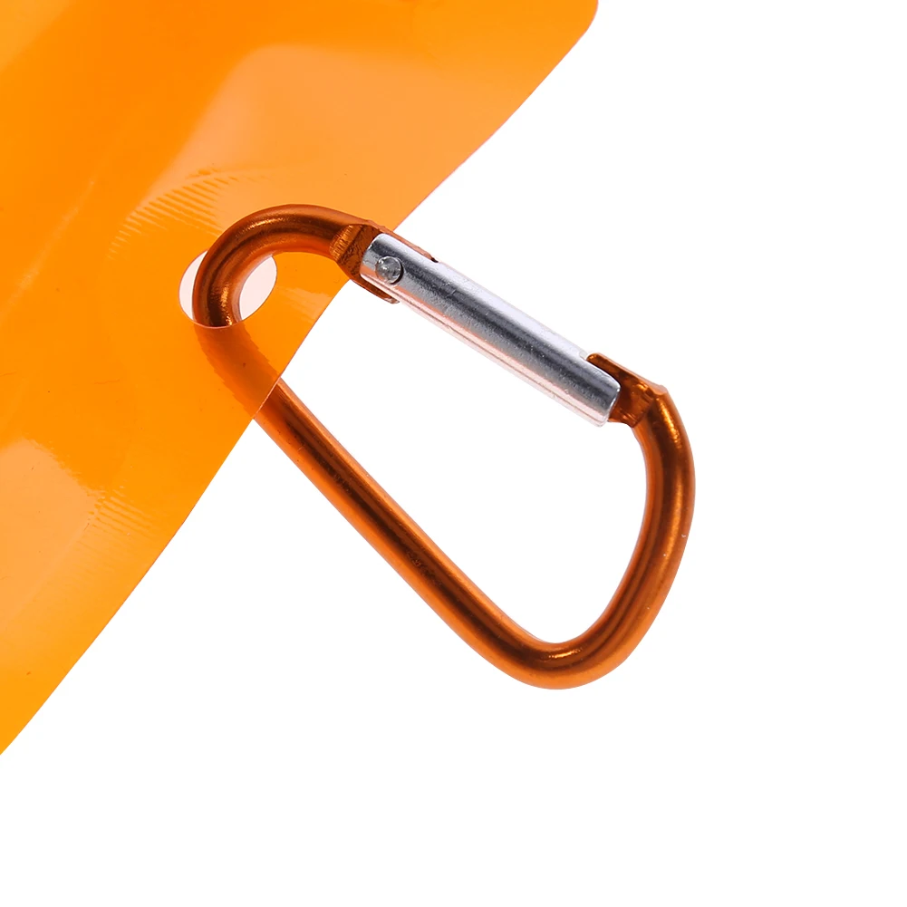Compact Foldable Water Bag with Clip - Leak-Proof Travel Bottle