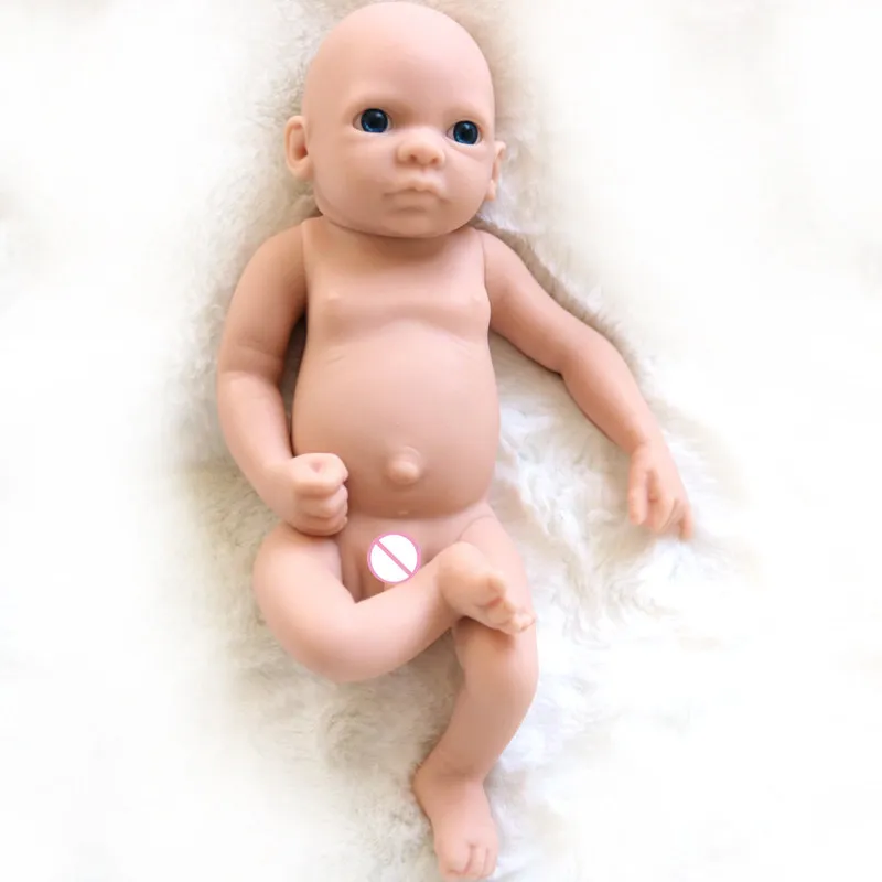 16 Inch Reborn Silicone Entier Unpainted Bebe Pеборн bébé Reborn Doll Kits  Full Body Silicone Boneca Reborn Corpo Silicone