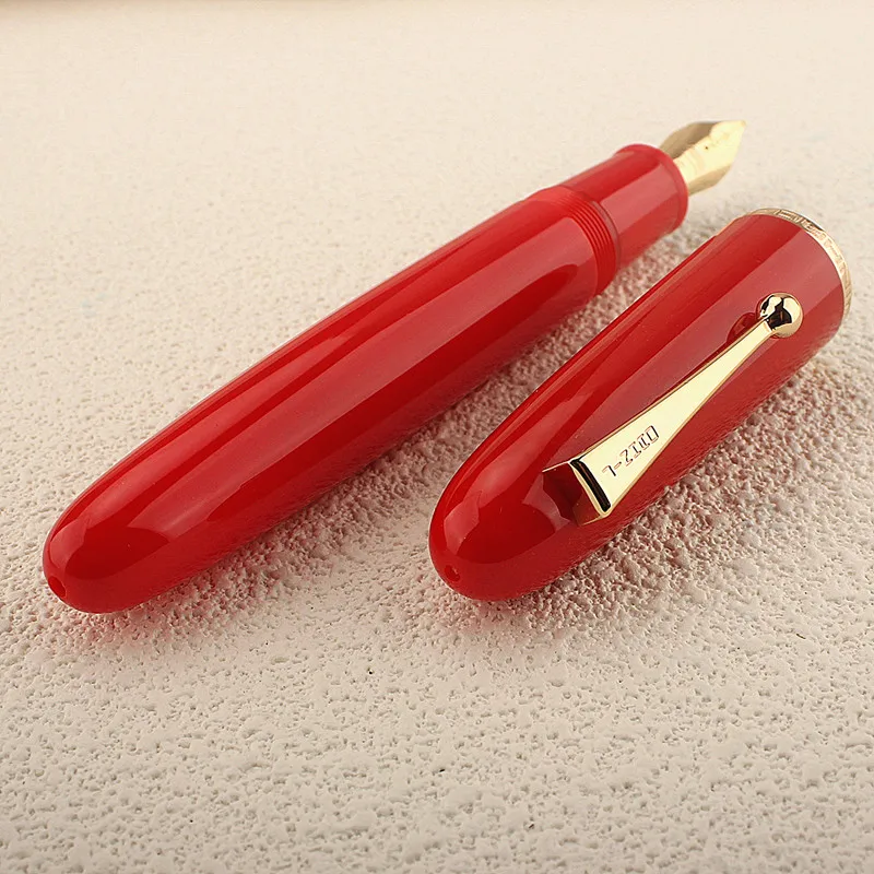 Jinhao 9019 Heartbeat Nib! Dadao Fountain Pen #8 Extra Fine / Fine / Medium Nib, Big Size Resin Writing Pen with Large Converter 5