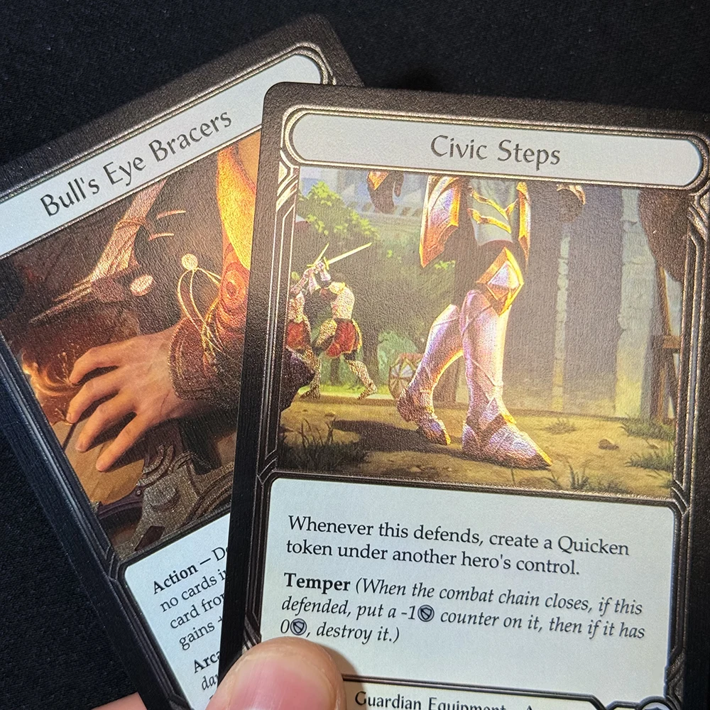 FAB Cold Foil Proxy Card Runechant Seismic Surge Uzuri Will of