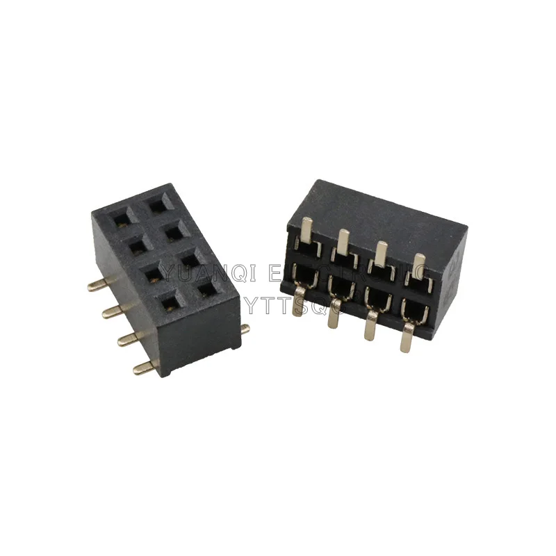 SMT 2.0mm 2.0 Double Row Female Breakaway PCB Board Pin Header socket Connector Pinheader 2 * 2/3/4/5/6/7/8/9/10/12/16/20/40Pin