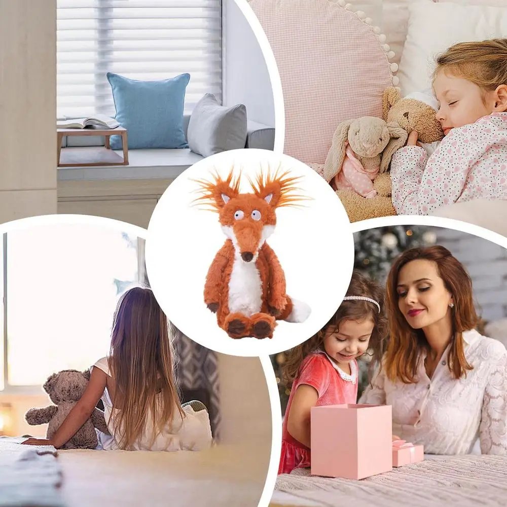 Stuffed Fox Toy Stuffed Fox Toy Plush Skin Friendly Stuffed Animal Stuffed Pillow For Sofa Bedroom Living Room Study Room