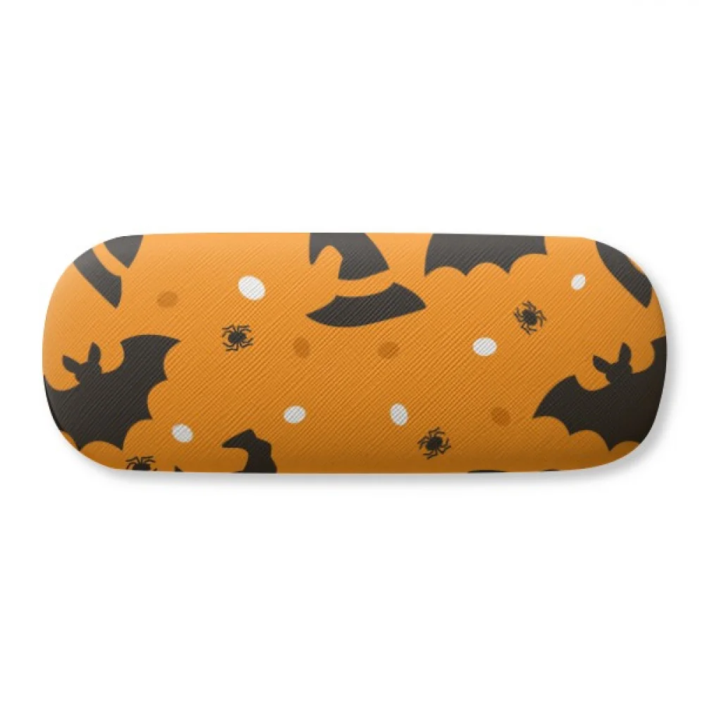 

Spider Bat Halloween Hallowmas Glasses Case Eyeglasses Hard Shell Storage Spectacle Box