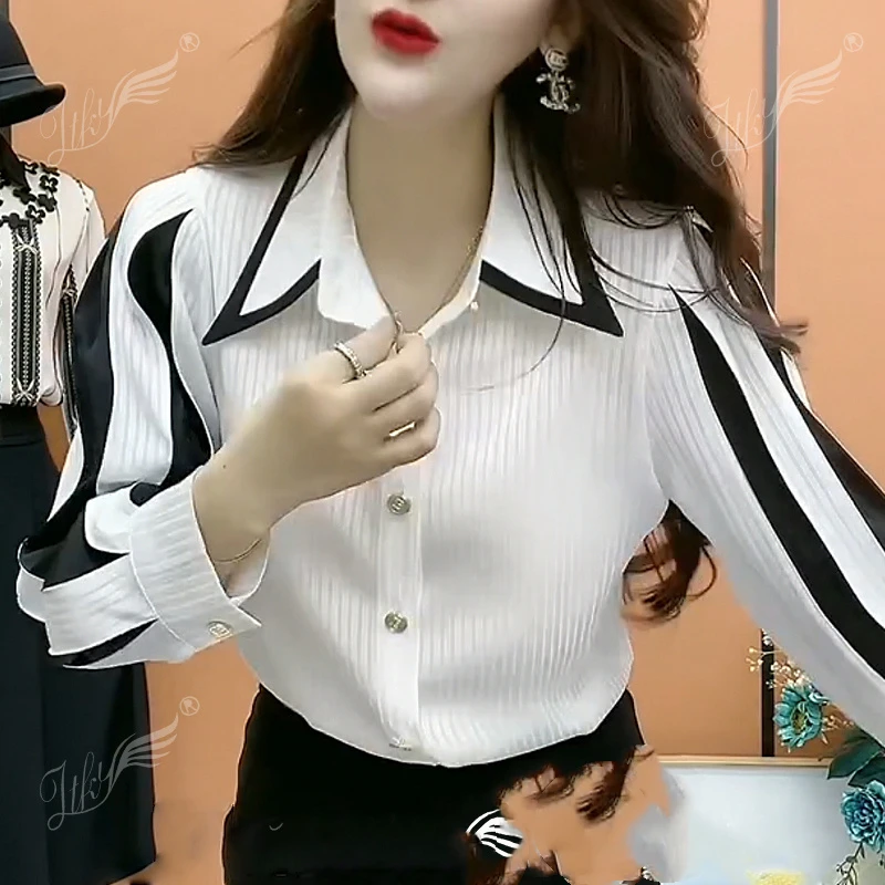 Рисунок 4 - Женская свободная рубашка с отложным воротником