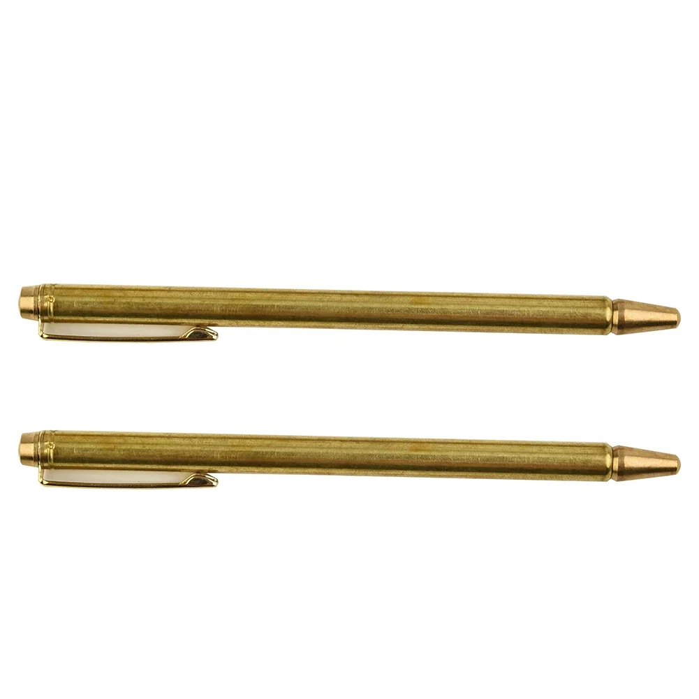 2Pcs Pure Copper Metal Detector Rod Flexible Water Witching Portable Dragon Seeking Divining Dowsing Rod Gold 5