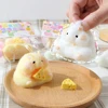 Children Mini Squishy Hamster Toy with Cheese Cute Funny Stress Reliever Decompression Fidget Toys for Teens Kids Gifts 2