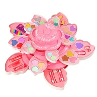 Children's Makeup Box Rotating Opening Cosmetics Toys for Little Girls Princess Makeup Set To Enhance Creativity and Imagination 5