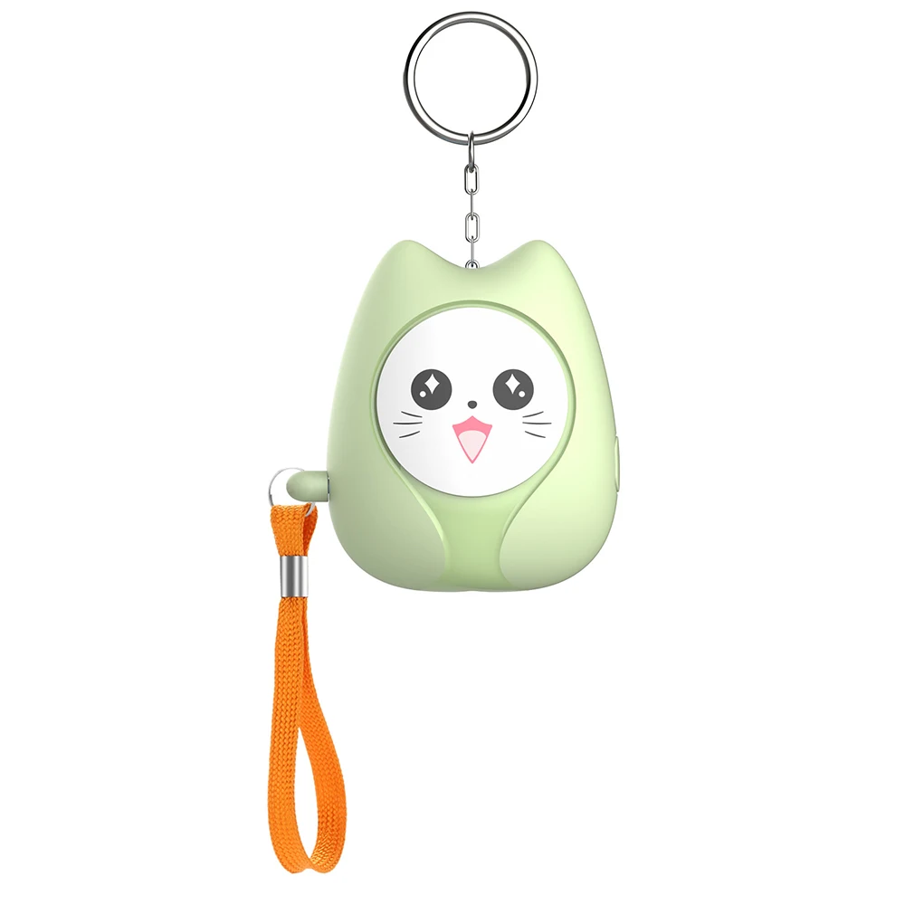 Anti-Attack Self-Defense Alarm Compact and Portable 130dB Loud Rechargeable Battery Personal Alarm Keychain