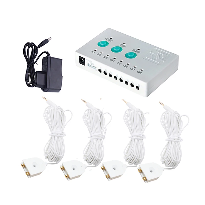 

Russia Water Leak Repair Device WLD-808 EU Plug with 4pcs 20-Meter Long Metal Water Sensor for Water Leakage Detection Alarm