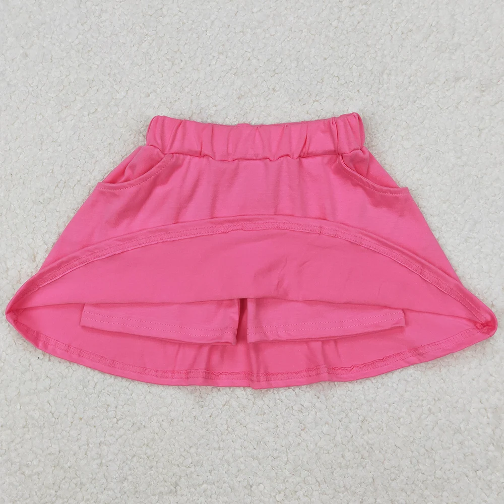Hot Sale Baby Girls Skirts Pink Skort Shorts Fashion Kids Clothes