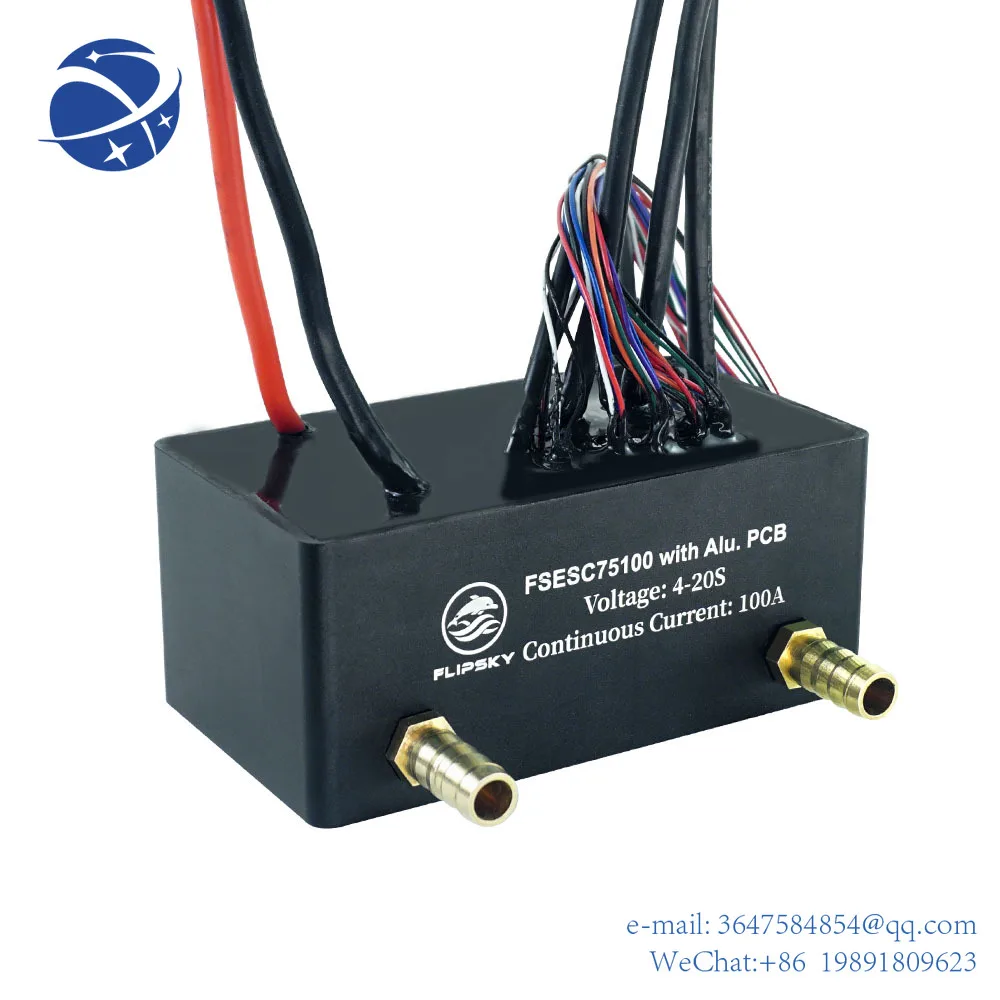 

Yun YiFlipsky 100A 84V FSESC 75100 based on VESC With Aluminum PCB and WatercooledEnclosure For Efoil Electric Surfboard Jetbord