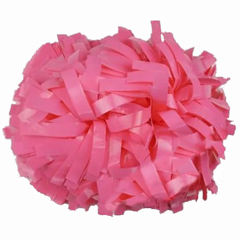 Cheerleader Pom Poms, PE Cheerleading Pompons, Sports Supplies Factory, High Quality, Color Can Free Combination, 6 ", 10Pcs