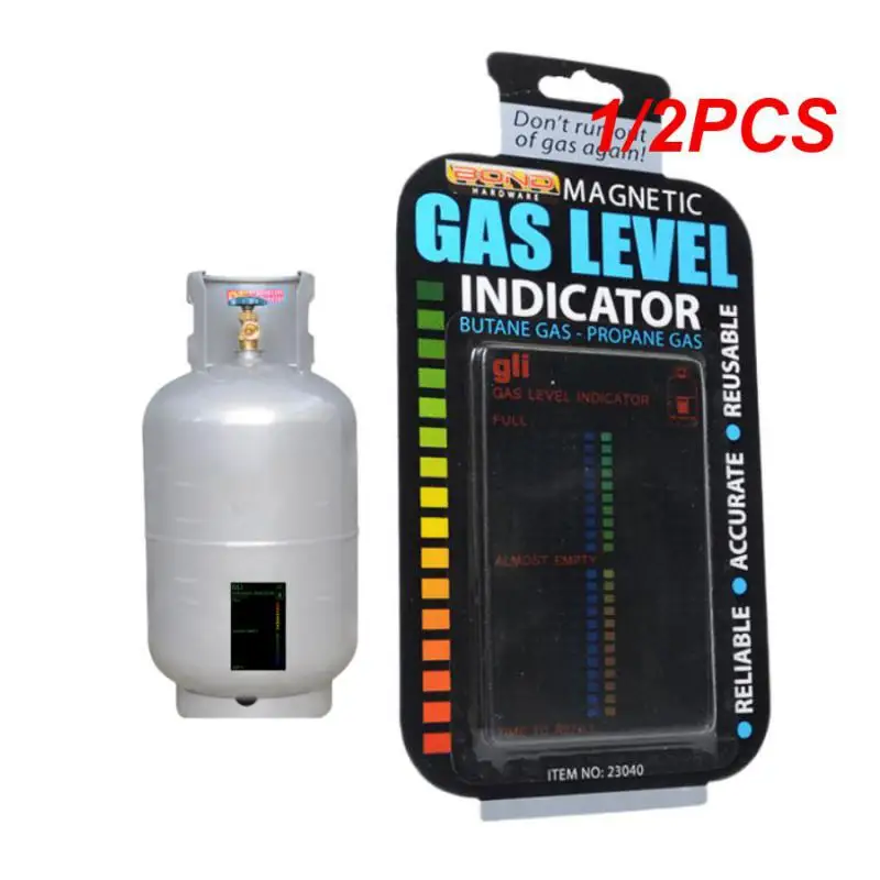 Indicatore Di Livello Del Serbatoio Del Gas 1/2Pcs Propano Butano Gpl Indicatore Di Livello Del Carburante Indicatore Magnetico Misurazione Della Temp