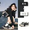 Top Layer Cowhide White For Spring 2025 Butterfly Bow Single Casual Versatile  Thick Soled Leather Woman Loafers Women Sneakers 2