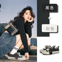 Top Layer Cowhide White For Spring 2025 Butterfly Bow Single Casual Versatile  Thick Soled Leather Woman Loafers Women Sneakers 2