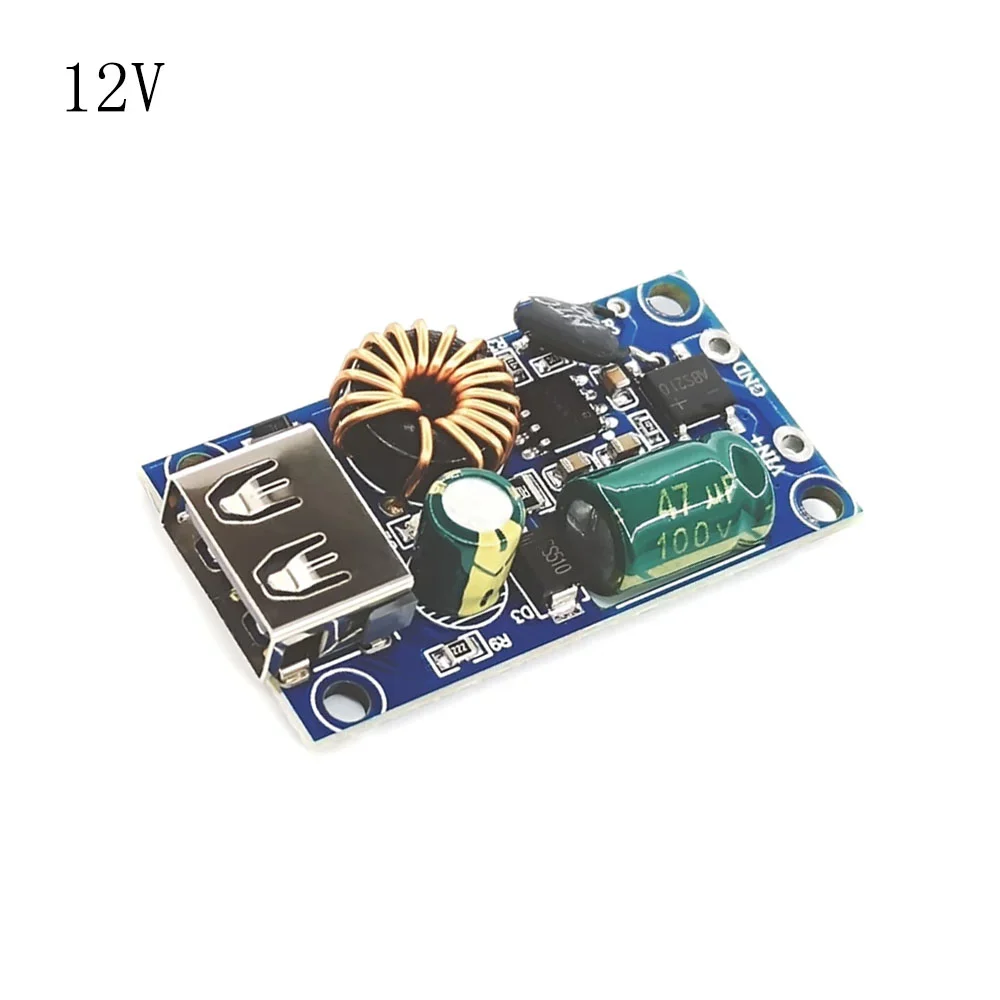 

12V 24V 48V 60V 72V DC-DC Step Down Converter 5V 2A Charging Buck Board USB Step Down Power Supply Module for Car Mobile Phone