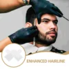 Hairline Card Bead Guide Template Men Beard Applicator Styling Shaper Enhancing Pvc Shaping for Fiber 4