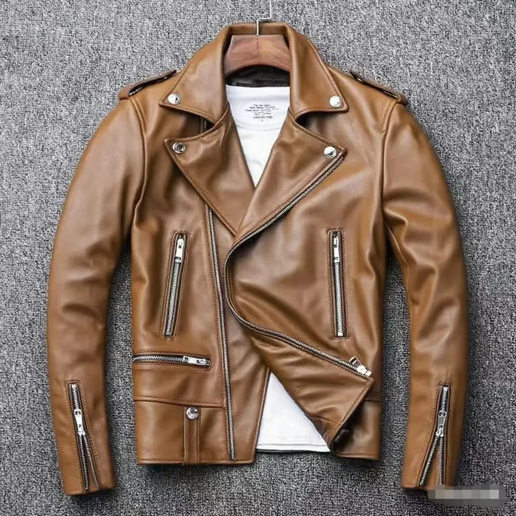 남성 PU 가죽 오토바이 재킷 두꺼운 가을 신상 캐주얼 다용도 슬림핏 큰 사이즈 남성 가죽 재킷