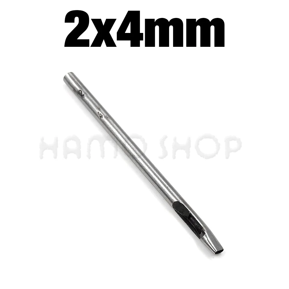 Leather Oval Shape Hole Punch Tool - Steel Craft DIY Punch