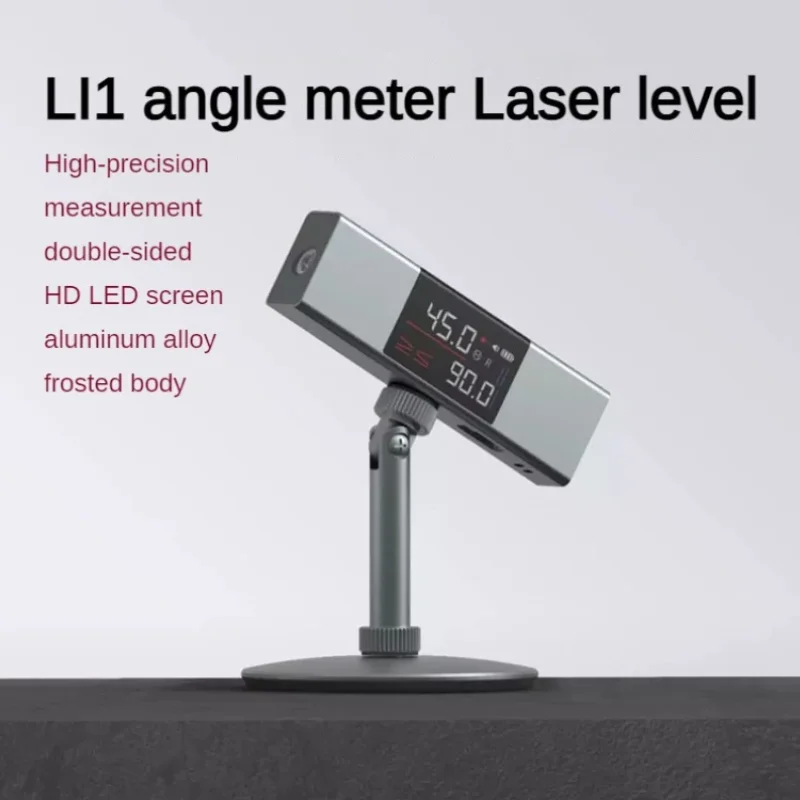 

L1 Laser Level Angle Meter Casting Instrument Protractor Digital Inclinometer Gauge Construction Tools Angle Ruler Measure Tool