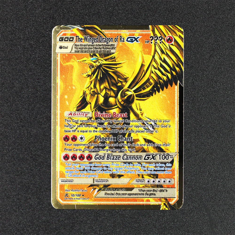 The Winged Dragon Of Ra Gx Yu Gi Oh Diy Golden Pokemon Cards In English Iron Metal Pokmo Letters Kids Gift Game Collection Cards Game Collection Cards Aliexpress The Winged Dragon Of Ra Gx Yu Gi Oh Diy Golden Pokemon Cards In English Iron Metal Pokmo Letters Kids Gift Game Collection Cards Game Collection Cards Aliexpress