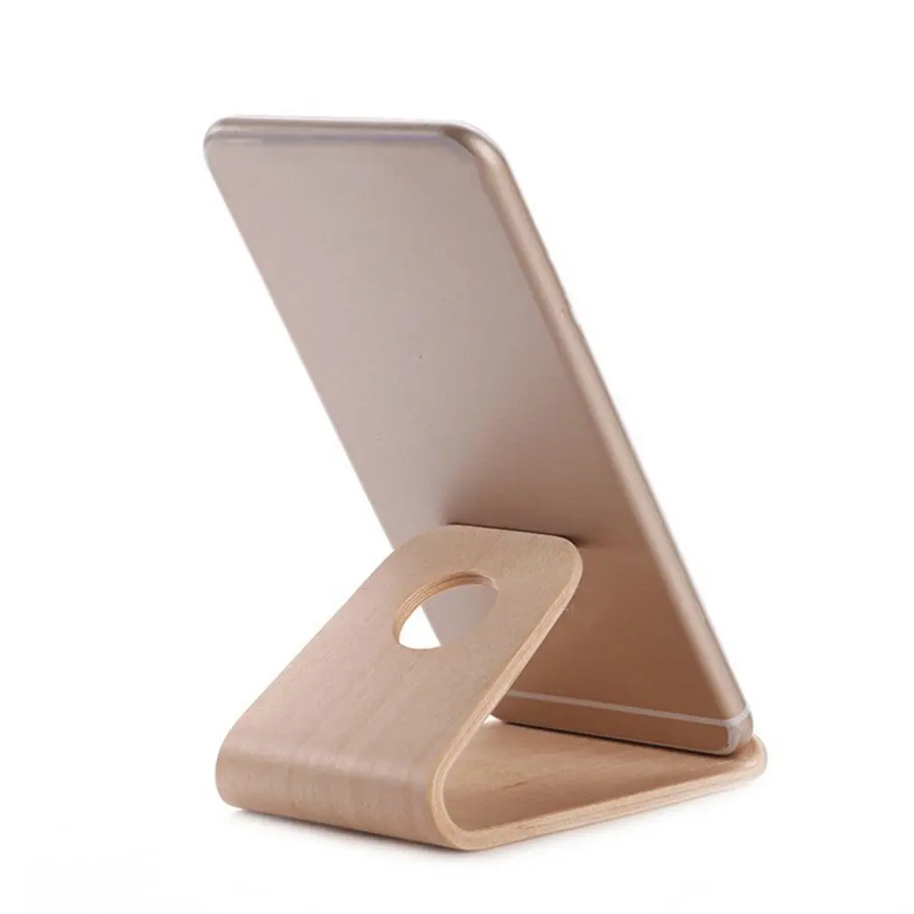 Creative Solid Wood Phone and Tablet Holder