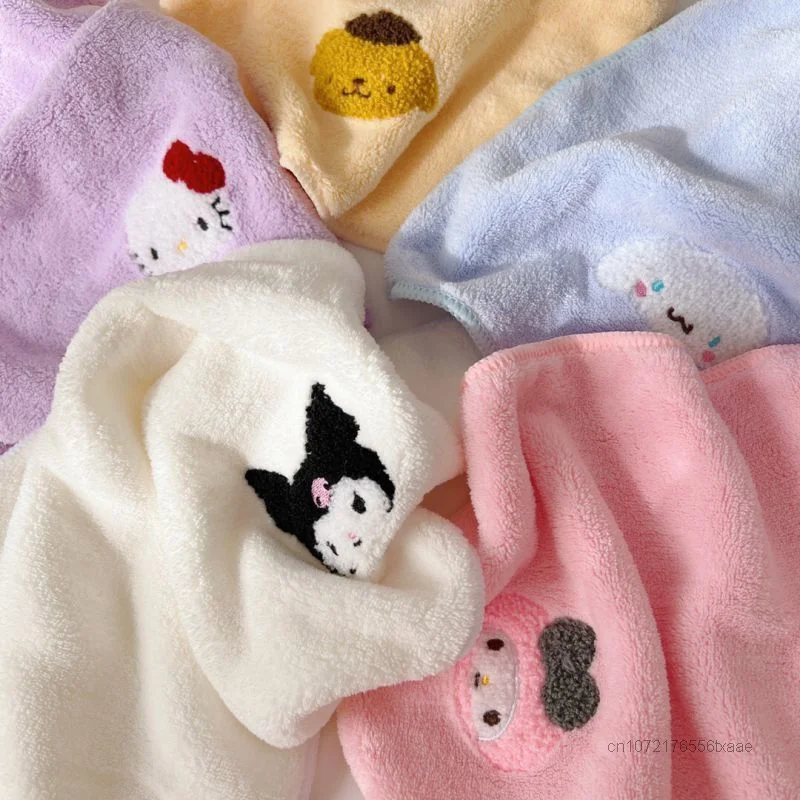 Cotton towel cotton face towels Sanrio Cartoon 5 Piece Set Hello Kitty Kuromi Melody Home Face Towel