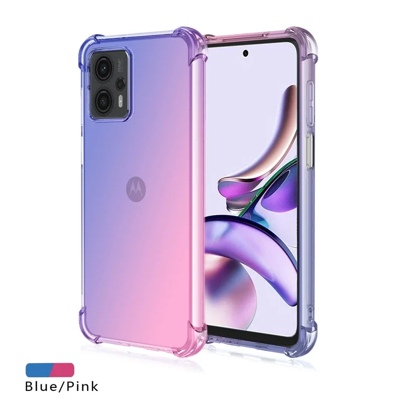 Shockproof Gradient Airbag TPU Protective Phone Case Cover