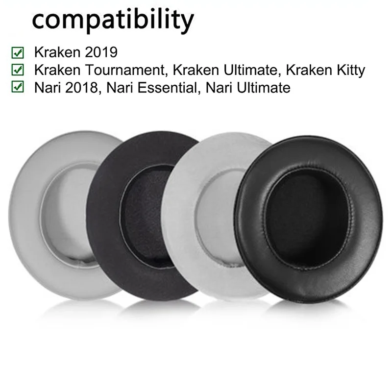 Replacement Earpads For Razer Nari 7.1 Thx / Nari Ultimate Wireless