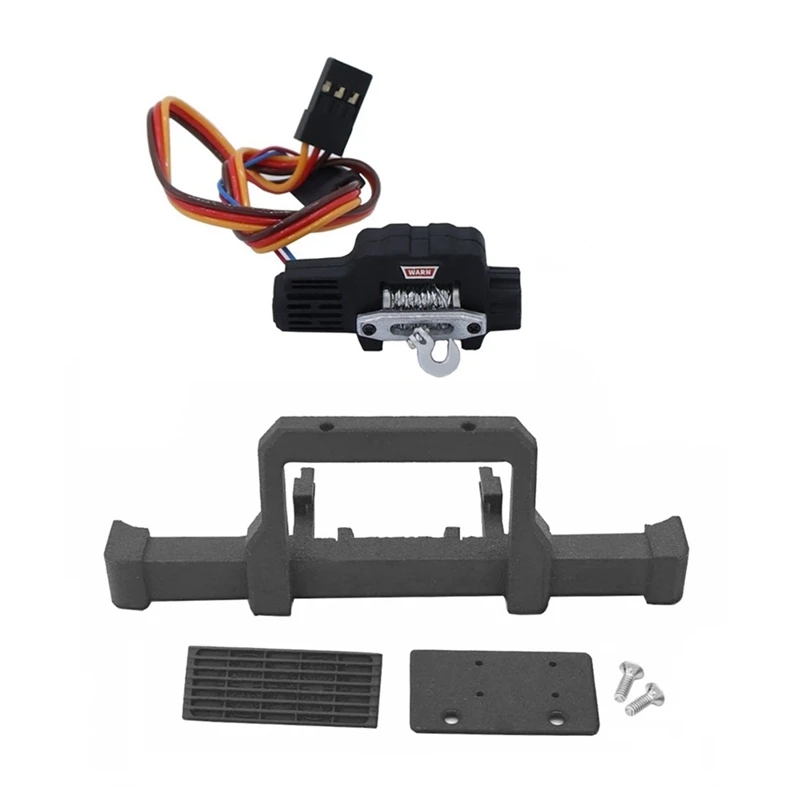 

Nylon Front Bumper With Winch Parts Accessories For TRX4M Defender 1/18 RC Crawler Car Upgrades Parts Accessories